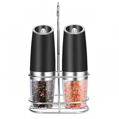 ⚡ Electric Gravity Salt & Pepper Grinder – Adjustable Coarseness