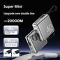 Large Capacity 20000 MA With Cable Power Bank