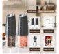 ⚡ Electric Gravity Salt & Pepper Grinder – Adjustable Coarseness
